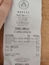 Orecchini Unisex Argento nove25