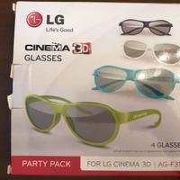 Occhiali 3D LG 6 pz