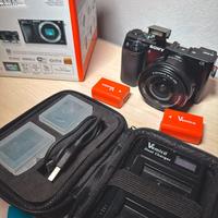 Sony a6000 Kit fotocamera+Obiettivo 16-50+baterie
