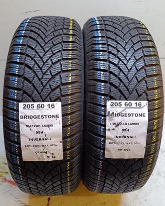 2 GOMME 205 60 16 BRIDGESTONE RIF4024