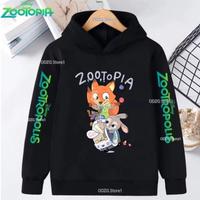 FELPA CON CAPPUCCIO DISNEY DI COTONE  ZOOTOPIA