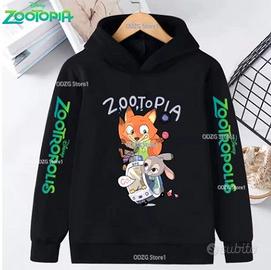 FELPA CON CAPPUCCIO DISNEY DI COTONE  ZOOTOPIA