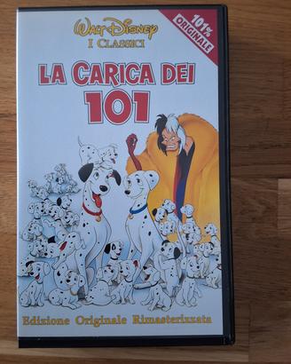 Cassetta VHS Disney La carica dei 101