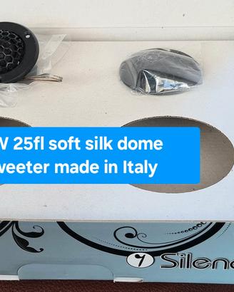 Silence lab  TW 25fl  tweeter in seta