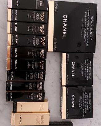 Scatole VUOTE prodotti Chanel , YSL e Dior