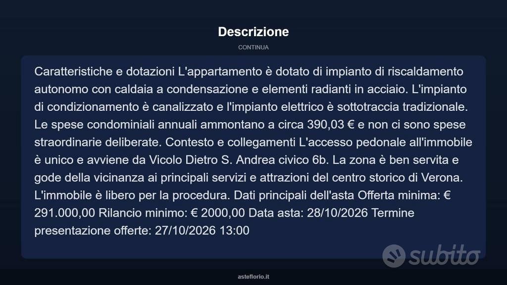 Appartamento – Verona, Città antica, Centro storico - Vista 5