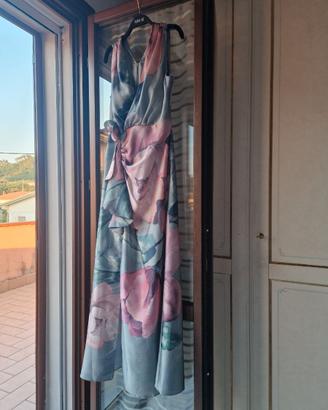 vestito lungo rinascimento  con etichetta