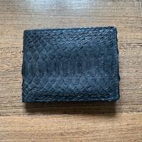 Portafogli in pitone nero