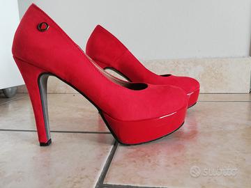 Scarpe rosse con tacco Tg.37 Abbigliamento e Accessori In