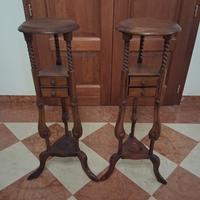 coppia di porta vasi 