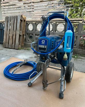 Pompa airless Graco Mark V completa di accessori