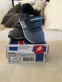 New balance blu baby taglia 22,5