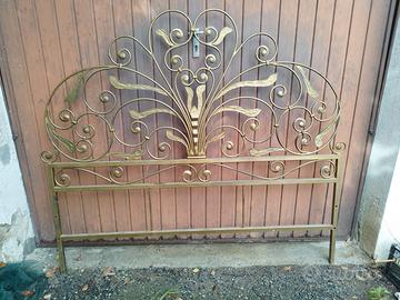 letto matrimoniale in ferro battuto