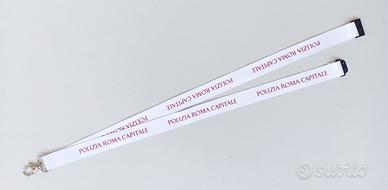 Portapass lanyard Polizia Roma Capitale
