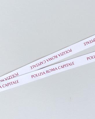 Portapass lanyard Polizia Roma Capitale