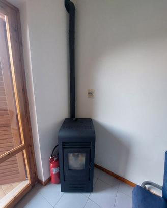 Stufa a Pellet Ventilata Giada Punto Fuoco 8 kW