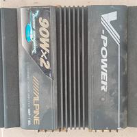 Amplificatore Alpine 2x90W