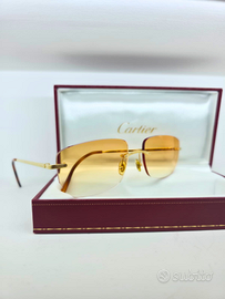 Cartier Vintage T-Eye Gold Titanium Occhiali