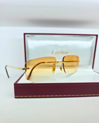 Cartier Vintage T-Eye Gold Titanium Occhiali