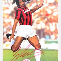 cartolina autografata Ruud Gullit