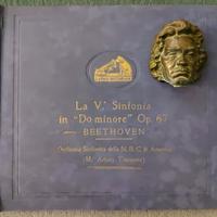Box 78 giri 4 x LP Toscanini Va sinfonia Beethoven
