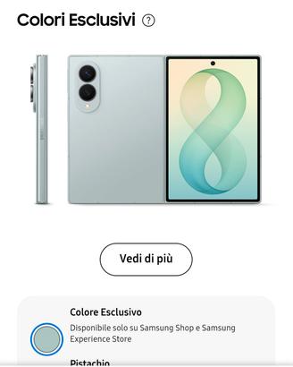 Samsung Galaxy Z Fold8 5G 512GB Pistachio Italia