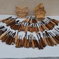 sgorbie da intaglio  usate ( vissute )
