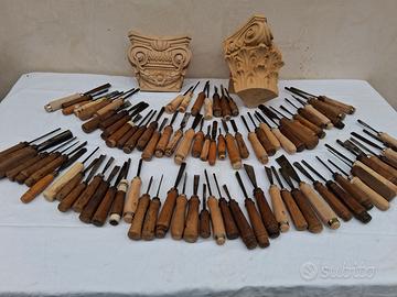 sgorbie da intaglio  usate ( vissute )