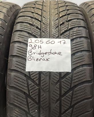 GOMME USATE 205 60 17 BRIDGESTONE INVERNALI 80%
