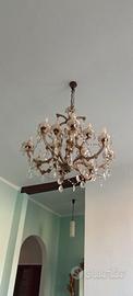 lampadario in vetro