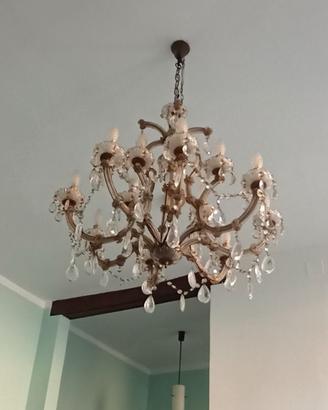 lampadario in vetro