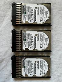 HDD SAS usati, 10k, compresi di caddy