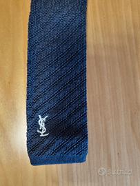 cravatta YSL in stoffa vintage