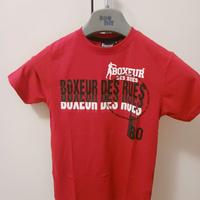 T.Shirt rossa marca Boxeur anni 8