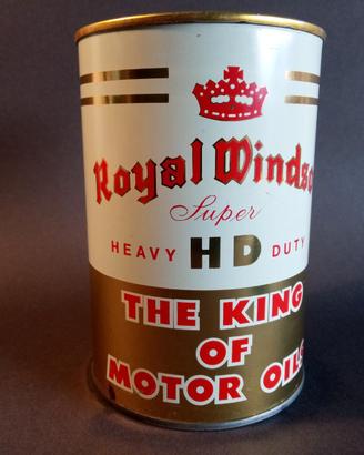 Latta olio vintage Royal Motor Oil