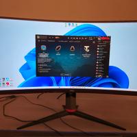 Monitor AOC 34" 144hz curvo 21:9