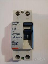 GEWISS GW94612  SALVAVITA ID 2X25 A 30 ma 0,03