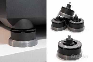 Piedini isolanti ammortizzati per giradischi 4Pz.