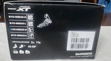 Deragliatore XT Shimano FD-M8020-D 11V e catene