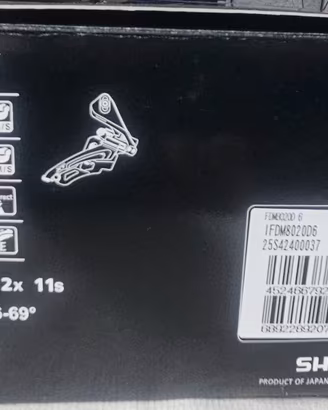 Deragliatore XT Shimano FD-M8020-D 11V e catene