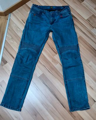 Pantaloni Moto Steel Blu Slavato taglia 34/50