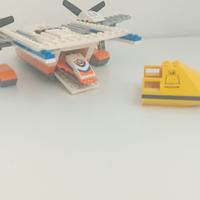 Aereo guardia costiera con scialuppa LEGO