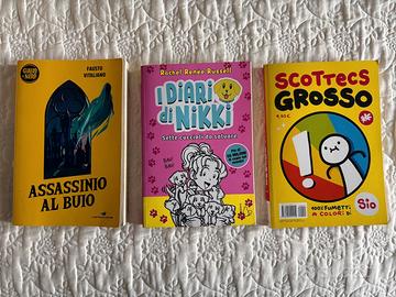 Lotto 3 Libri Ragazzi: Scottecs, Nikki, Giallo