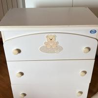 Cassettiera con bagnetto