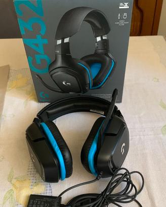 cuffie logitech g432 cablate