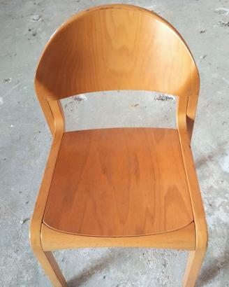 Sedie d’autore in legno massello
