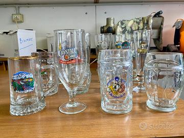 Lotto bicchieri caraffe birra Forst Spaten HB