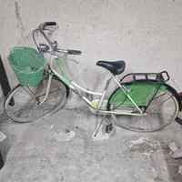 Bicicletta Legnano donna vintage con cestino