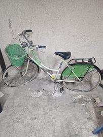 Bicicletta Legnano donna vintage con cestino