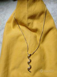 Collana con spirale argento 925